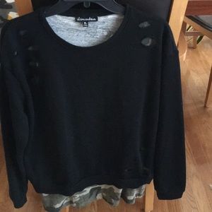 Alison Andrews sweater with holes front&back.. FIRM PRICE